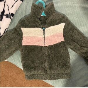 Sherpa Zip Up Sweater